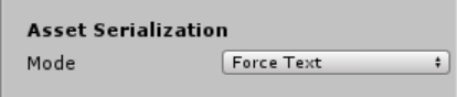 unity-edit-projectsettings-editor-assetserializationmode-forcetext
